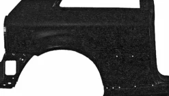 Aile arrière droite pour AUDI A3 I phase 1, 1996-2000, (modèle 3 portes), Neuve à peindre