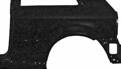 Aile arrière gauche pour AUDI A3 I phase 2, 2000-2003, (modèle 3 portes), Neuve à peindre