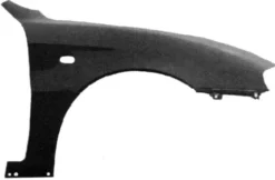 Aile avant droite pour ALFA ROMEO 147 2000-2004, avec trou, Neuve à peindre