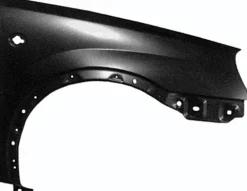 Aile avant droite pour OPEL CORSA C phase 2, 2003-2006, trou répétiteur, Neuve à peindre