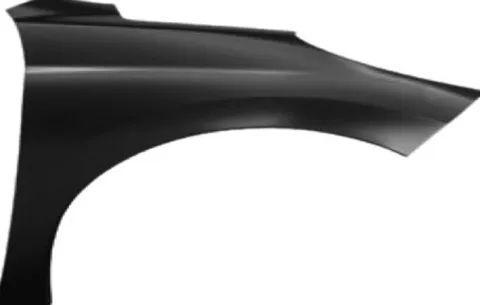 Aile avant droite pour PEUGEOT 207 CC phase 2, 2009-2015, Neuve à peindre
