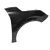 Aile avant droite pour PEUGEOT 208 II phase 1 2019-2023, GT LINE, trous élargisseur, Neuve à peindre