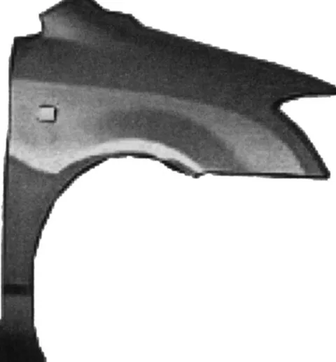Aile avant droite pour TOYOTA COROLLA 2001-2004, avec trou, Mod. 3 / 5 portes, Neuve à peindre