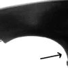 Aile avant gauche pour CITROËN BERLINGO I phase 2, 2002-2008, trous moulure, Neuve à peindre