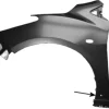 Aile avant gauche pour MAZDA 2 II 2007-2014, trou feu répétiteur, trous moulure, Neuve à peindre