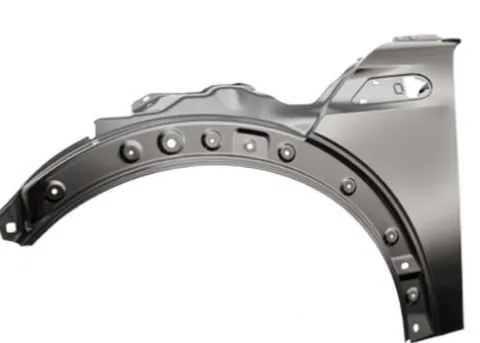 Aile avant gauche pour MINI R56/R57 de 2011 à 2014, ONE/COOPER, avec trou clignotant et élargisseur d'aile, Neuve à peindre