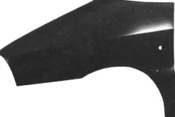 Aile avant gauche pour PEUGEOT EXPERT I phase 2, 2004-2006, trou feu clignotant, Neuve à peindre