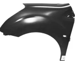 Aile avant gauche pour PEUGEOT PARTNER II phase 2, 2012-2015, trou feu clignotant, Neuve à peindre