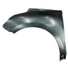 Aile avant gauche pour RENAULT SCENIC IV phase 1 depuis 2016, en plastique, noire, Neuve