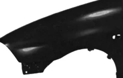 Aile avant gauche pour SEAT IBIZA III phase 2, 2006-2008, trou feu répétiteur, Neuve à peindre