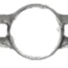 Bandeau moulure de grille radiateur avant pour MERCEDES (W205) CLASSE C ph. 1 2014-2018, argentée