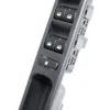 Bloc de commande de lève vitre et miroir électrique sur porte avant gauche pour PEUGEOT 207, 2006-2009, 4 boutons, noir, Neuf