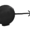 Cache crochet de remorquage pour PEUGEOT 307 phase 1, 2001-2005, pare chocs avant, noir