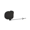 Cache crochet de remorquage pour FIAT PANDA III depuis 2012, pare chocs avant, noir, Neuf