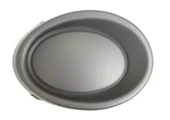 Cache feu antibrouillard droit pour NISSAN QASHQAI II ph. 1 2014-2017, gaufré noir, Neuf