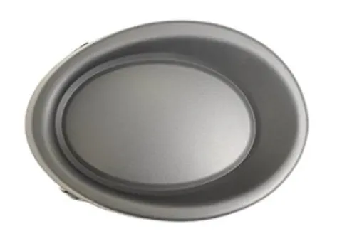 Cache feu antibrouillard droit pour NISSAN QASHQAI II ph. 1 2014-2017, gaufré noir, Neuf