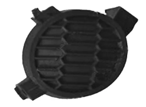 Cache feu antibrouillard droit pour NISSAN MICRA III (K12) ph.2, 2005-2007, noir , pare chocs avant
