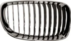 Calandre grille droite pour BMW SERIE 1 E87N de 2007 à 2011, chromée/chromée/noire, Neuve