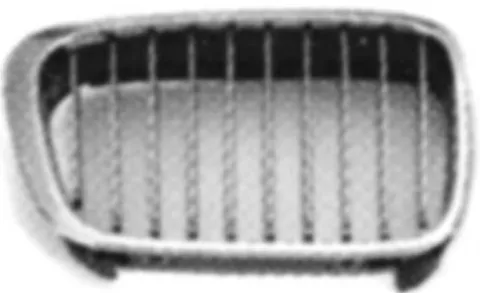 Calandre grille droite pour BMW série 3 E46 2001-2004, chromée, Neuve