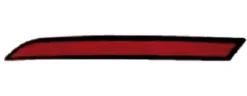 Catadioptre arrière gauche pour VOLKSWAGEN PASSAT CC 2008-2011, Rouge foncé, Neuf