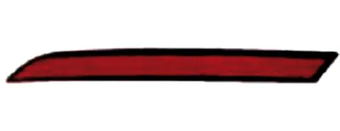Catadioptre arrière gauche pour VOLKSWAGEN PASSAT CC 2008-2011, Rouge foncé, Neuf
