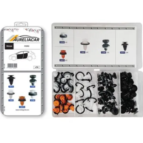 Coffret de 89 assortiments d'agrafes de panneaux de portes pour FORD, Neuf