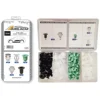 Coffret de 175 assortiments d'agrafes de moulures et élargisseurs d'ailes pour AUDI, SEAT, SKODA, VOLKSWAGEN, Neuf