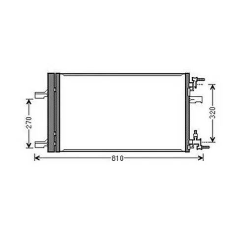 Condenseur de Climatisation pour CHEVROLET CRUZE 2009-2014, OEM: 23333680, Neuf