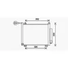 Condenseur de Climatisation pour OPEL AGILA 2000-2008, OEM: 09214335, Neuf