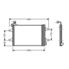 Condenseur de Climatisation pour VOLKSWAGEN GOLF VII ph.1 2012-2016, OEM: 5Q0816411AB, Neuf