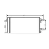 Condenseur de Climatisation pour PEUGEOT BOXER II ph.1 2006-2014, OEM: 0001391281080, Neuf