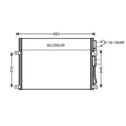 Condenseur de Climatisation pour JEEP GRAND CHEROKEE 2005-2010, OEM: 55116928, Neuf