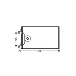 Condenseur de Climatisation pour RENAULT KANGOO II ph.1 2008-2013, OEM: 8200455795, Neuf