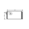 Condenseur de Climatisation pour BMW Serie 5 E60-E61 2003-2007, OEM: 64509122827, Neuf