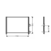 Condenseur de Climatisation pour LANCIA MUSA 2004-2007, OEM: 51708909, Neuf