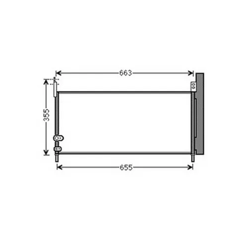 Condenseur de Climatisation pour TOYOTA AURIS 2011-2012, OEM: 8846047150, Neuf