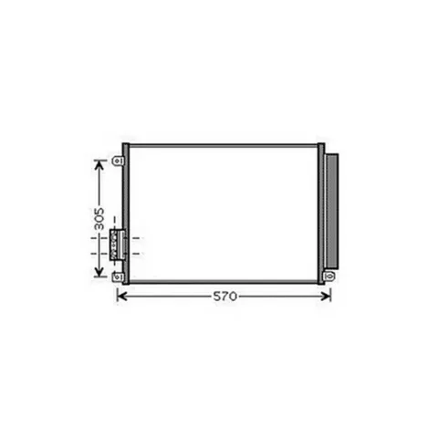 Condenseur de Climatisation pour FIAT PANDA III depuis 2012, OEM: 51953633, Neuf