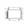 Condenseur de Climatisation pour TOYOTA YARIS II ph.1 2005-2009, OEM: 8846052130, Neuf