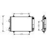Condenseur de Climatisation pour CITROËN C5 I ph.1 2001-2004, OEM: 6453FH, Neuf