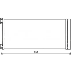 Condenseur de Climatisation pour OPEL VIVARO II 2014-2019, OEM: 93868375, Neuf