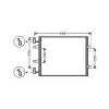 Condenseur de Climatisation pour RENAULT TRAFIC II ph.2 2006-2014, OEM: 8200411148, Neuf