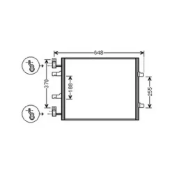 Condenseur de Climatisation pour RENAULT TRAFIC II ph.2 2006-2014, OEM: 8200411148, Neuf