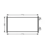 Condenseur de Climatisation pour FORD TOURNEO CONNECT I ph.1 2002-2006, OEM: 4488406, Neuf
