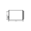 Condenseur de Climatisation pour FIAT PANDA II ph.1 2003-2012, OEM: 51953633, Neuf