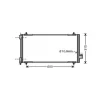 Condenseur de Climatisation pour CITROËN C5 I ph.2 2004-2008, OEM: 6455EY, Neuf