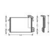 Condenseur de Climatisation pour RENAULT SCENIC I ph.2 1999-2003, OEM: 7700434383, Neuf