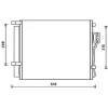 Condenseur de Climatisation pour HYUNDAI SANTA FE II ph.2 2010-2012, OEM: 976062B750AS, Neuf
