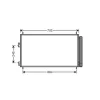 Condenseur de Climatisation pour TOYOTA RAV4 2006-2009, OEM: 8846042100, Neuf