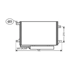 Condenseur de Climatisation pour MERCEDES CLASSE A 2004-2008 (W169), OEM: A1695001254, Neuf