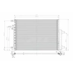 Condenseur de Climatisation pour JEEP RENEGADE ph.1 2014-2018, OEM: 51959836, Neuf